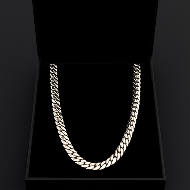 9mm Cuban link chain - 999 Silver